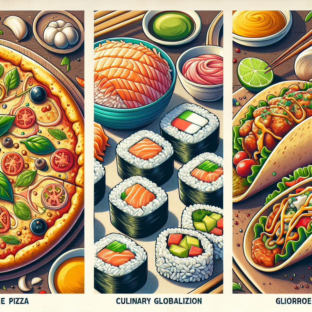 Culinary Globalization – Pizza Sushi and Tacos Worldwide